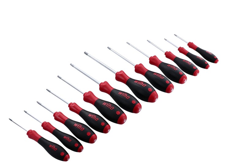 Wiha 36267 Torx Screwdriver Set, 12 Piece, T5â€“T40, SoftFinish Ergonomic Handle - Image 2